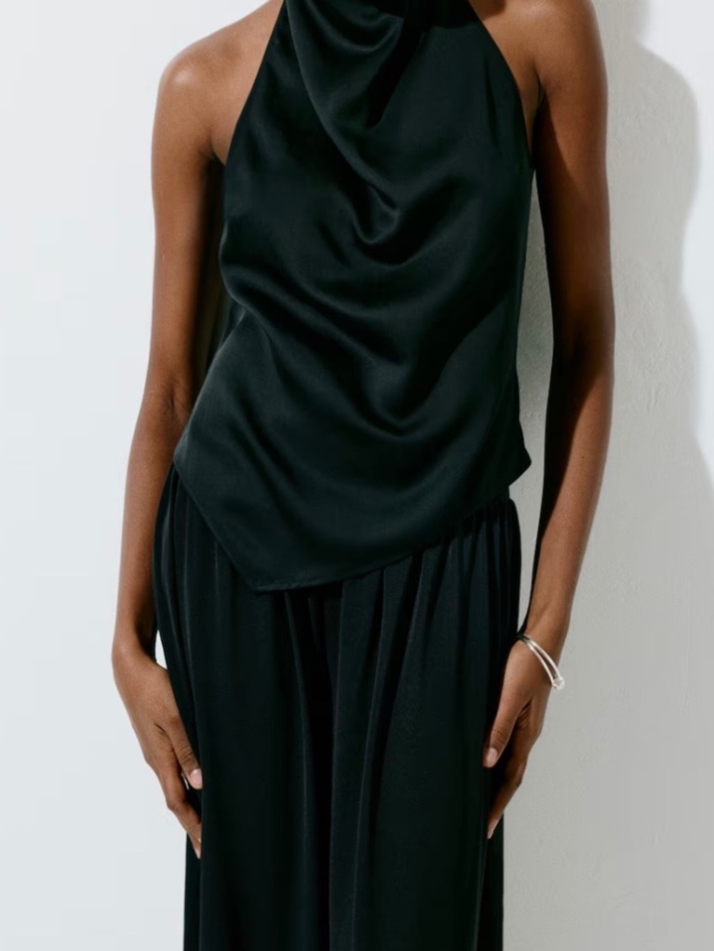 Black Halter Going Out Top